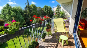 3 room apartment, 90 sqm, quiet, 25 min from Paris